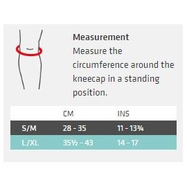 Thermoskin Sport Knee Stabiliser Adjustable 1 Brace, L/XL