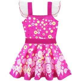 Lito Angels Mia and Me Girls Pink Fancy Dress Costume Dress Party Fancy Dress Size 3-4 Years 104