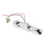 Chrome Plated Metal 3 Way Switch Prewired Control Plate for