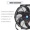 10 Inch Slim Fan Push Pull Electric Radiator Cooling Fan