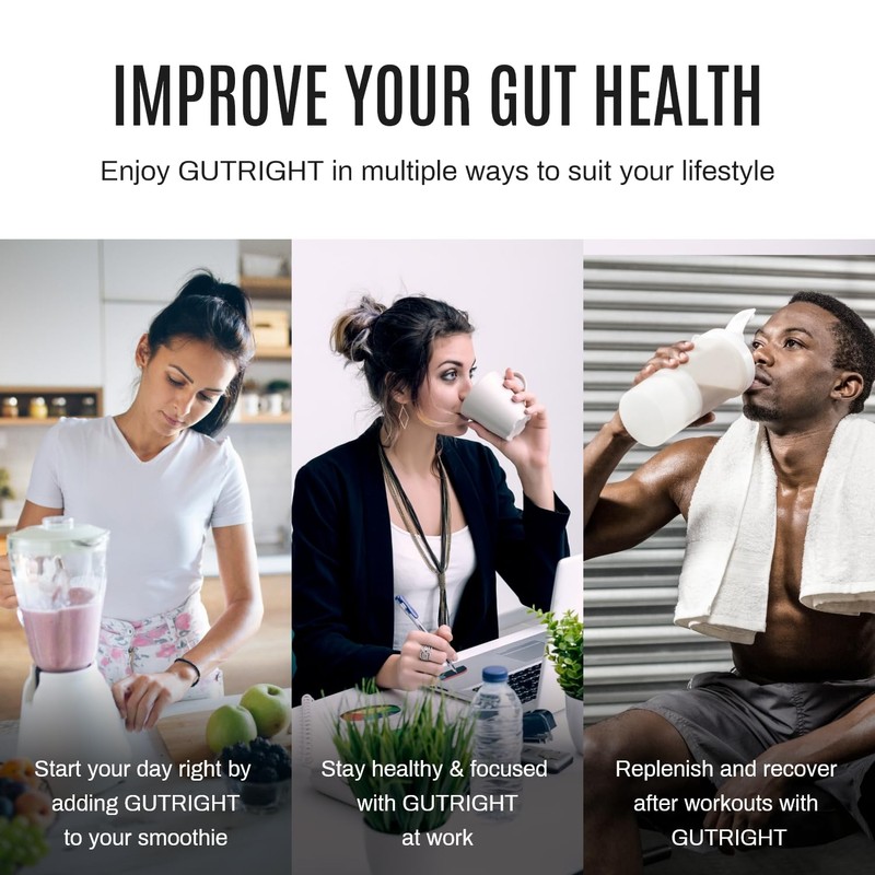 ATP Science GutRight® Gut Daily Health Supplement, Modbiotic and Polyphenol