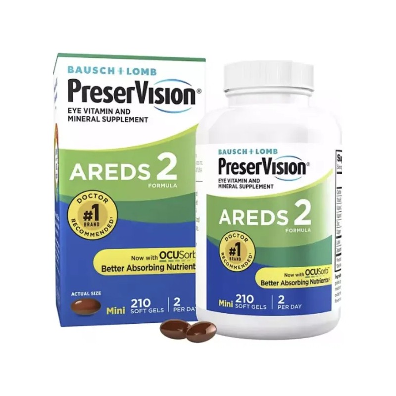 Bausch Lomb Preservision Areds2 210 Unidades Suplemento De Vitaminas Para