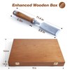 10 Pieces Wood Chisel Set, 1/4"~2" Woodworking Chisel Kit with