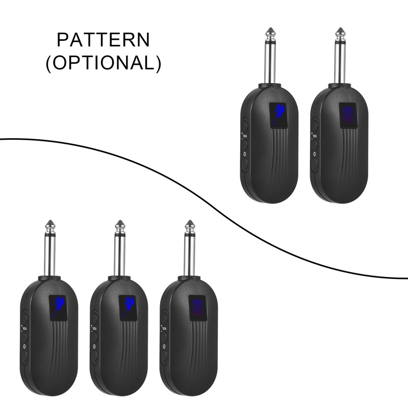 Wireless Guitar System Transmitter Receiver 2.4MHz Rechargeable Piano Instrument BT