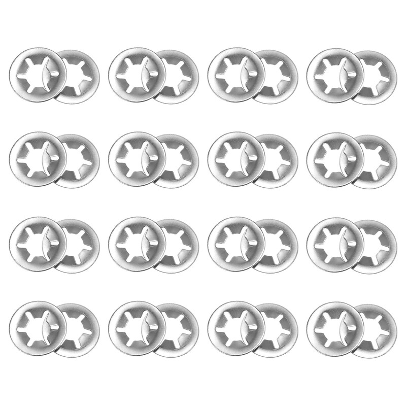 sourcing map 50PCS Internal Tooth Push on Locking Washers M8
