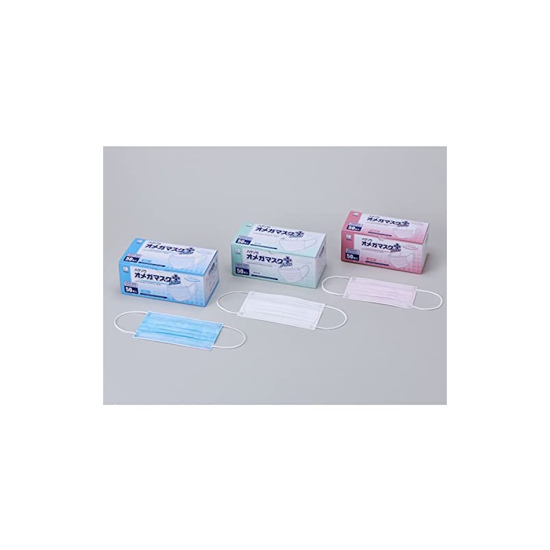 Haku-Elephant Medical Surgical Mask Mega Mask Plus Pink 50 Sheets