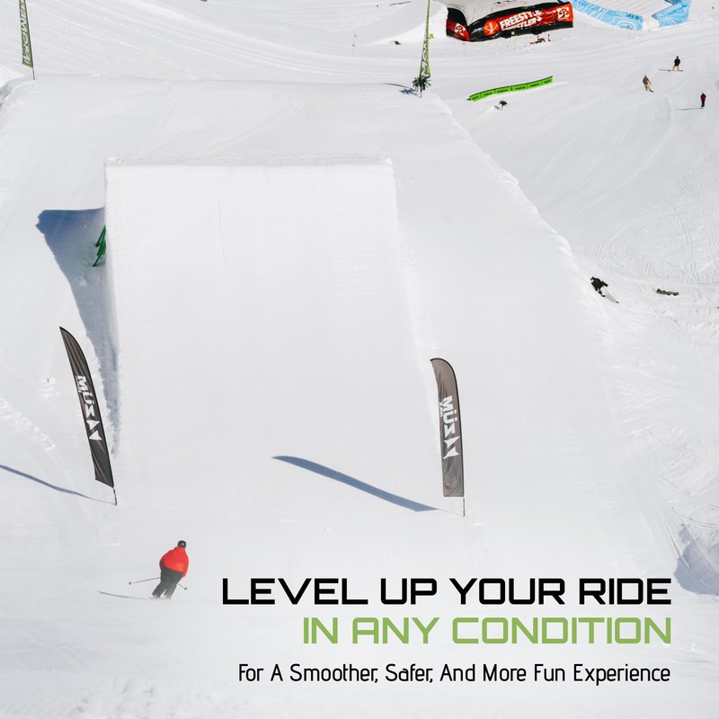 ZUMWax Rub-On Ski/Snowboard/Nordic/Cross-Country Wax 70g, UNIVERSAL, Easy cork applicator, long-lasting