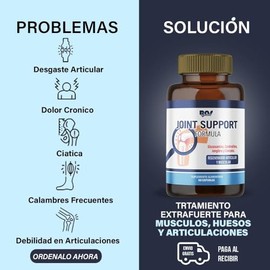 Bas Internacional | Joint Support Formula 2 Piezas | Tabletas con Extractos Vegetales | Apoyo Articular y Muscular | Bienestar y Flexibilidad | Sin Sa