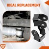 Heavy Duty Shock Brackets for Off-Road Trailers, Thick Weld-On Shock