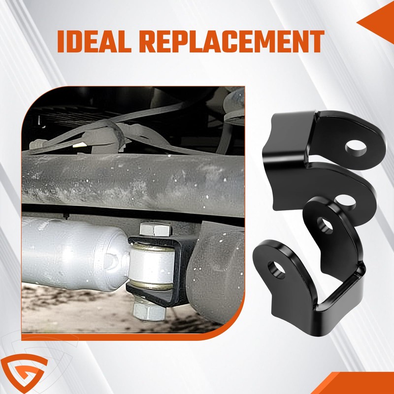 Heavy Duty Shock Brackets for Off-Road Trailers, Thick Weld-On Shock