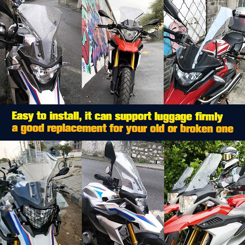 Midimttop Motorcycle WindScreen Windshield Windproof Protector Flyscreen Pare-brise Shield Screen