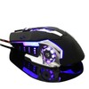 Mechanical Wire Game Mouse Mute USB Black 4-Way Roller Desktop