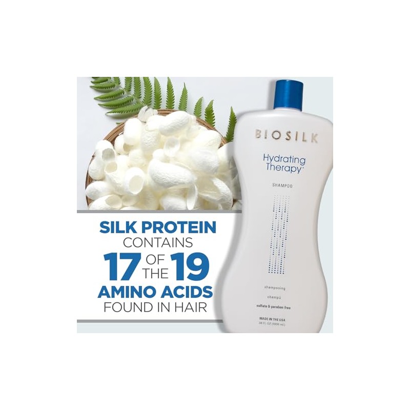 Biosilk Hydrating Therapy Shampoo, 34 Oz