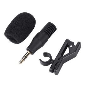Wendry Mini Microphone,Portable Condenser Microphone High Sensitivity Low Noise Recording Microphone 3.5mm Jack for PC/Tablet/Voice Recorder//Camera etc
