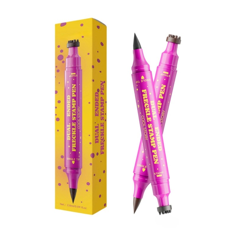 2 in 1 Dual End Freckle Pen, Waterproof Faux Freckle