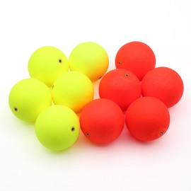 Fabulous-do Gyoki, 1.9 inches (47 mm), Weight Load, No. 11, Medium Through, Foaming, Bukkomi, Sabiki, Swimming, Fishing, Sabiki, Bait, Shimori Ball, Float Fishing, Red, Yellow, 5 Pieces