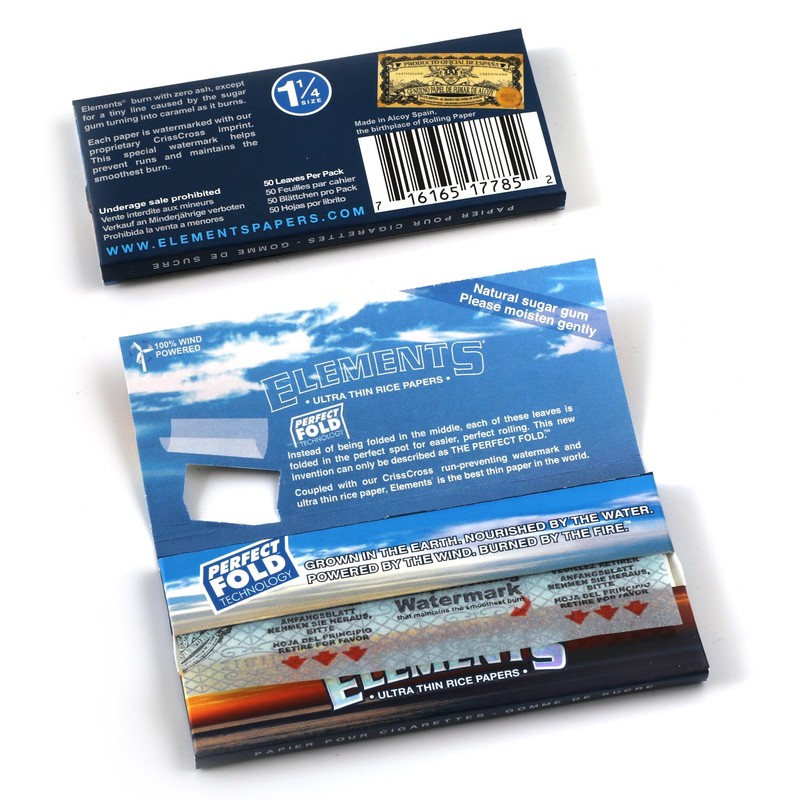 Elements Perfect Fold Ultra Thin Rice Papers (1.25) 50 Leaves