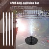 1.5W Solar Fountain Pump with 6 Nozzles Filter Anti-collision Bar