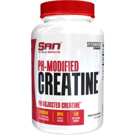 SAN Nutrition PH Modified Creatine - Buffered Creatine Formula for Enhanced Muscle Strength and Performance 120 Servings