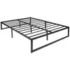 Flash Furniture Bentley 14" Metal Platform Bed Frame - Black