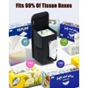 Drsvabze Car Tissue Holder for Kleenex 120/160 Count,Rectangular Car Storage