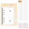 VVOKGO A6 Size Sticker Book for Girls 6 Holes Binder