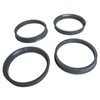 4x Centring Rings Diameter: Outer 60.1 mm + Inner 54.1