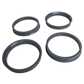 4x Centring Rings Diameter: Outer 60.1 mm + Inner 54.1 mm