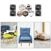 Floatdream Pack of 8 Leg Mounting Plates, Furniture Mounting Plates,