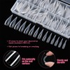 Eagle Claw Nail Extension Tips 140 Pcs Pre-Shaped PP Gel