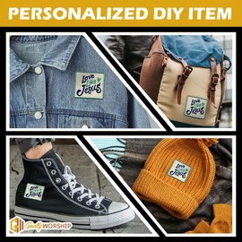 Love Like Jesus Embroidered Patch Religious Christian Embroidery Patches Scripture Bible Verse Sew On Iron On Patch Faith Patch for Clothes Jackets Backpacks Hats Gifts for Men Women 3x2.7 Inches