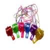 M.best 12 Pack LED Light Up Glow Whistles with Lanyard