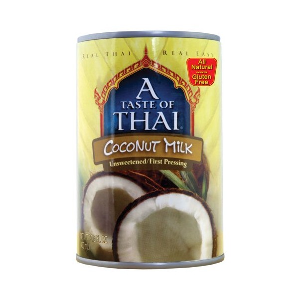 TASTE OF THAI Milk, Coconut, 13.5-Ounce (Pack of 6)