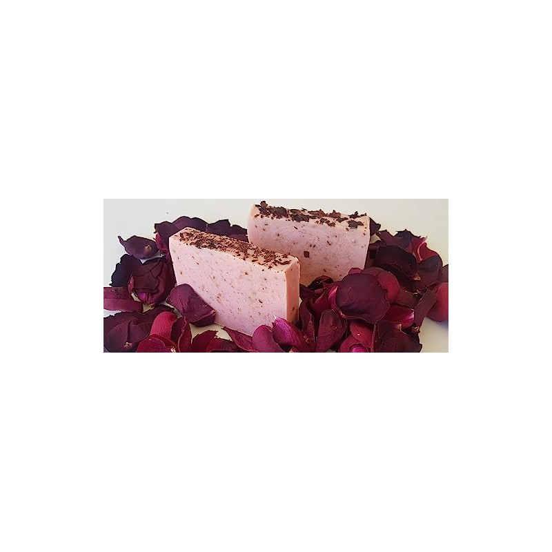 KIT de 4 JABONES ARTESANALES de ROSAS