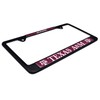 Black Metal License Plate Frame - Second Generation - Mascot