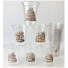 Book-Themed Party Cups, 12 oz Clear Plastic, 24 Count, Floral