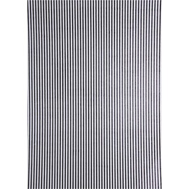 Netuno 5 Sheets Decorative Paper with Pattern 180 x 250 mm 150 g Craft Paper Mother of Pearl White Embossed with Stripes in Black Design Paper for Invitation Cards Wedding Christening Christmas