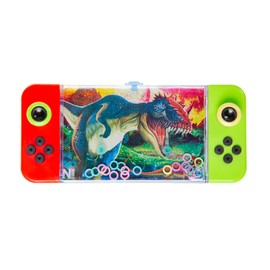 DUCKIEZ Games Console Retro Water Game. 2 button design. Re-live your youth with these fun and sometimes frustrating water game. Perfect party bag filler! (Dinosaur, 12, Count)