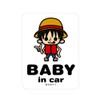 ゼネラルステッカー LCS-023 ルフィBABY in car