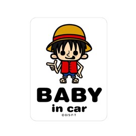 ゼネラルステッカー LCS-023 ルフィBABY in car