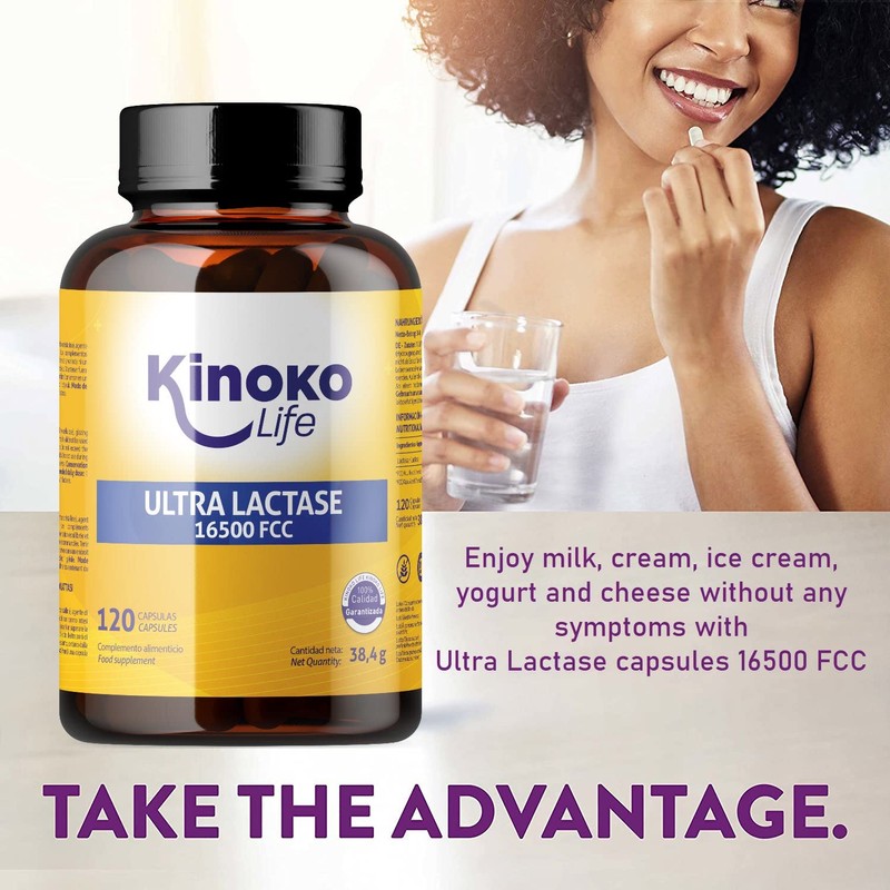 Ultra Lactase 16500 FCC, Fast Effect, High Bioavailability, Lactose Tablet,