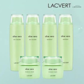 Lakouber 지금시즌에 딱! 알로에수딩케어! 라끄베르 알로에베라 기초세트 1+1(스킨2+로션2+크림2) Just Right for This Season! Aloesoothing Care! Lakeweb Aloe Vera Basic Set 1+1 (Skin 2+Lotion 2+Cream 2)