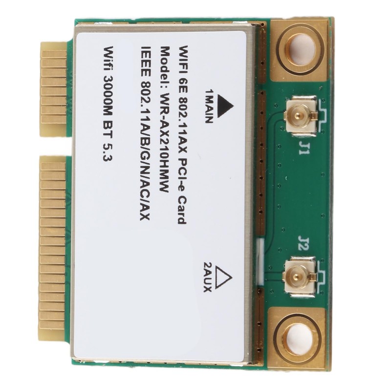 Yunseity AX210HMW WiFi 6E Wireless Card Tri-Band 802.11 A/B/G/N/AC/AX Half