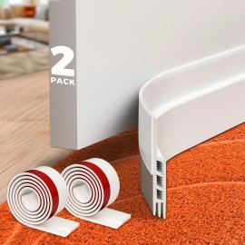 Holikme 2 Pack Door Draft Stopper Sheets, Rolls & Strips Under Door Dr