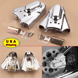 Unbranded Phantom Rear Swing Arm Covers for Harley Softails Custom FXSTC 86-99 FXSTS 88-05