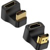 8K Degree Angled U Shape U Shape HDMI Male to
