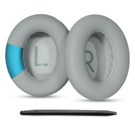 YunYiYi NC700 Ersatz-Ohrpolster, kompatibel mit Bose 700 NC700 Wireless Headset, Ohrpolster mit weicherem Memory-Schaum, hochdichter Geräuschunterdrückungsschaum, zusätzliche Dicke, Grau