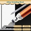 KEWAYO 30pcs Diamond Grinding Bits Set, Diamond Coated Rotary Burrs,