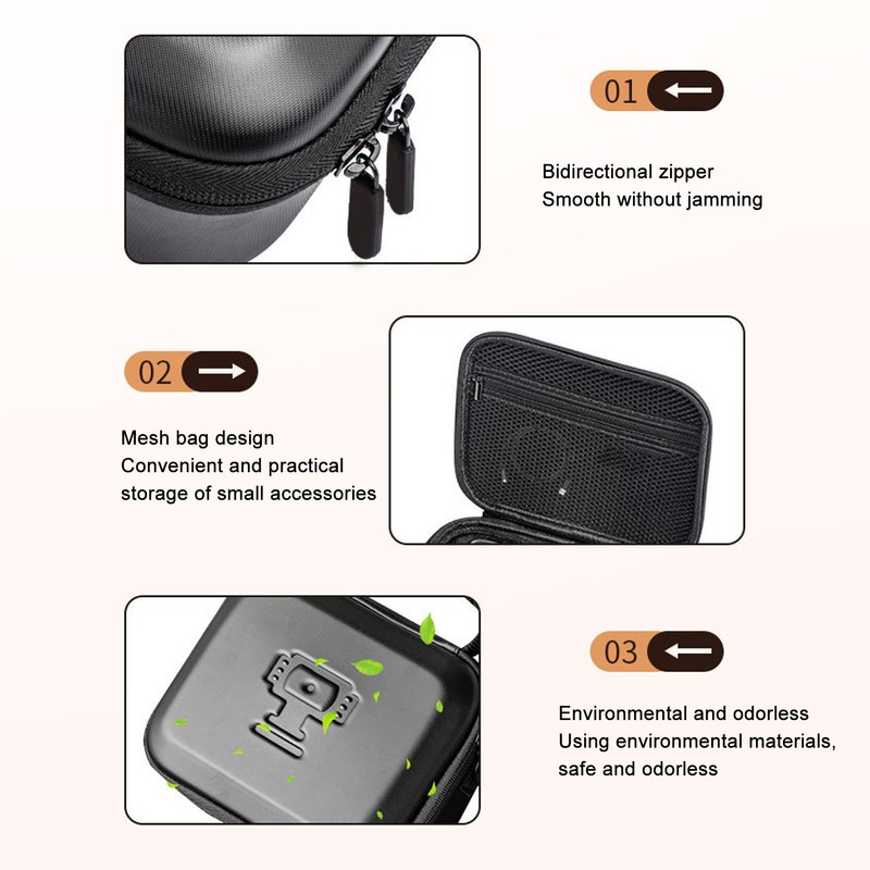 Portable PU Storage Protective Bag Hard Carrying Case Travel Protective