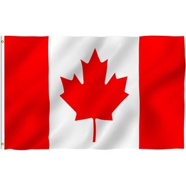 SHATCHI 5ft x 3ft National Flags Events Pub BBQ Decorations for Rugby Cricket Football Sport 2023 World Cup Banner Fan Support Table Cover, Polyester, Canada